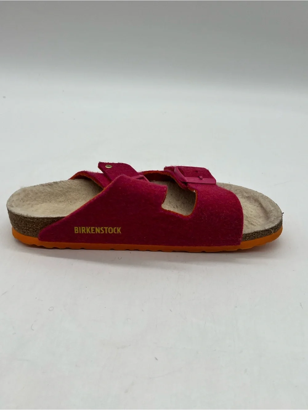 Birkenstock Arizona RIVET Women’s Sz 6 Narrow Ted Wool Sandals Shoes.